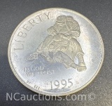 1995 Liberty 90% Silver Dollar Coin 26. Grams