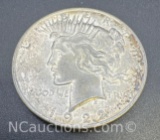 1922-D Silver Peace Dollar 90% Silver Coin 26. Grams