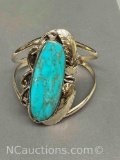 Turquoise Native American Navajo Cuff Bracelet