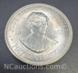 1961 Jose Rizal 90% Silver Dollar Coin 26. Grams