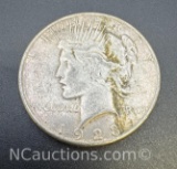1923-S Silver Peace Dollar 90% Silver Coin 26. Grams
