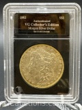 1882 Authenticated Morgan Silver Dollar