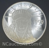 1999 4 Troy Oz .999 Fine Silver Liberty Bullion Coin