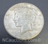 1922-S Silver Peace Dollar 90% Silver Coin 26. Grams