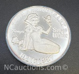 Disney 1 Troy Oz .999 Fine Silver Snow White Bullion Coin