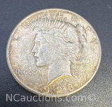 1923-S Silver Peace Dollar 90% Silver Coin 26. Grams