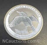 2011 Australian Kookaburra 1 Troy Oz .999 Fine Silver Bullion Coin