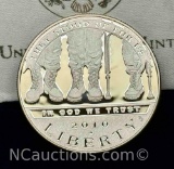 2010 American Veterans Disabled for Life Proof 90% Silver Dollar 27g