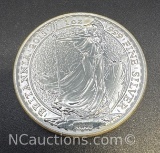 2015 Britannia 1 Troy Oz .999 Fine Silver Bullion Coin