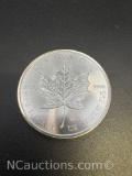 2014 Canadian Maple Leaf 1 Troy Oz .999 Fine Silver Bullion Coin