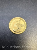 Australian Wedge-Tailed Eagle 1/10 Oz .9999 Fine Gold Coin