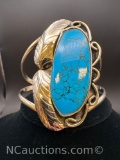 Navajo Turquoise Cuff Bracelet