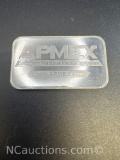 APMEX 1 Troy Oz .999 Fine Silver Bullion Bar