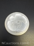 1976 Montreal Olympics Olympiad 90% Silver $10 Coin