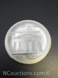 1976 Montreal Olympics Olympiad 90% Silver $10 Coin
