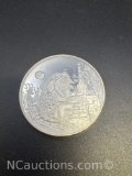 1989 St Nicholas 1 Troy Oz .999 Fine Silver Bullion Coin