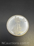 SilverTowne 1 Troy Oz .999 Fine Silver Eagle Bullion Coin