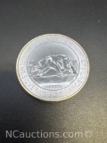 2013 1 1/2 Troy Oz .9999 Fine Silver Canadian Polar bear Bullion Coin