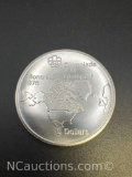 1976 Montreal Olympics Olympiad 90% Silver $5 Coin