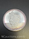 Disney 1 Troy Oz .999 Fine Silver Happy Bullion Coin