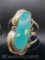 Navajo Turquoise Cuff Bracelet 46. Grams