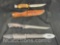 Pair of Knives with Sheaths Eagle Claw more