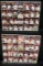 Pair of Uncut Mothers Cookie Baseball Card Sheets Padres and Angels 16x20