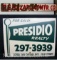 R.E.Hazard Contr. Co. And Presidio Realty Signs