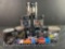 Hotwheels Classic cars and Santa pez dispenser