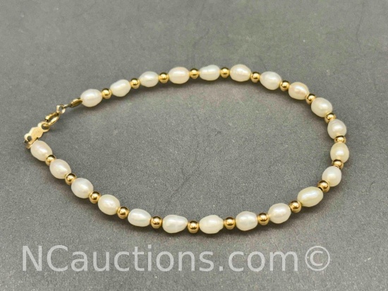 Pearl Bracelet 4g Total
