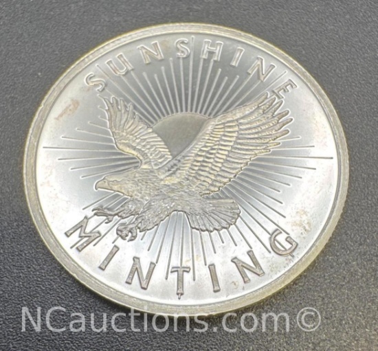 Sunshine Minting 1/2 Oz .999 Fine Silver Bullion Coin