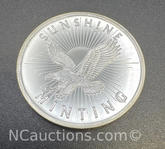 Sunshine Minting 1/2 Oz .999 Fine Silver Bullion Coin