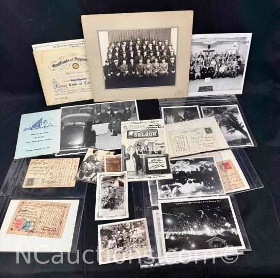 Ephemera Old Photographs, Post Cards more