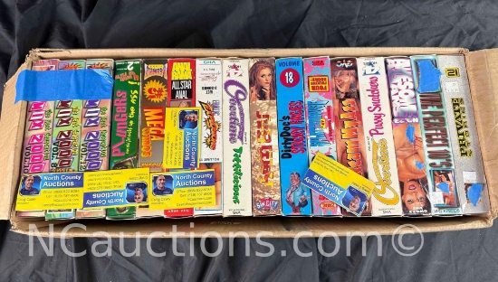 16 Vintage Porn VHS Tapes