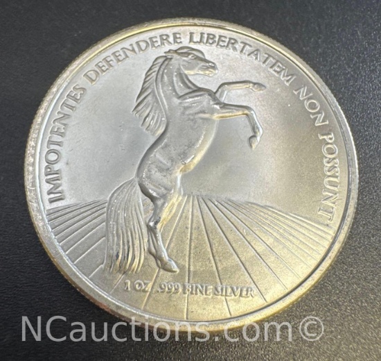 Freedom Forces 1 Troy Oz .999 Fine Silver Bullion Coin