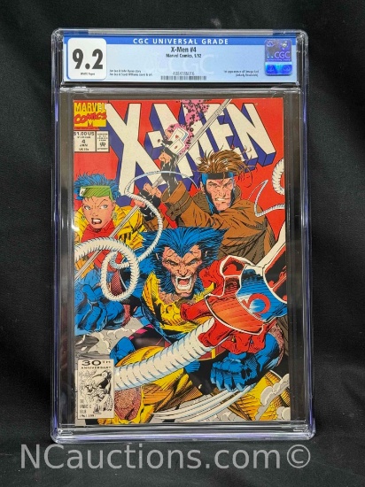 CGC 9.2 Marvel Comics, 1/92 9.2 L. CGC Jim Lee & John Byrne story Jim Lee & Scott Williams cover &