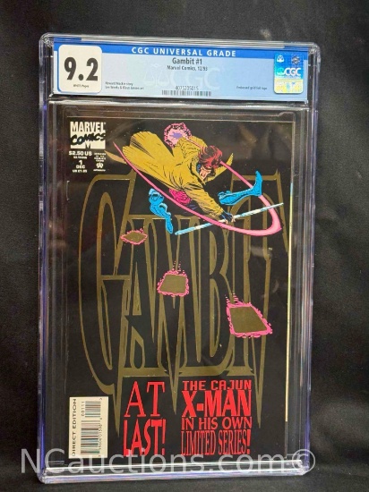 CGC 9.0 Gambit #1 Marvel Comics, 12/93