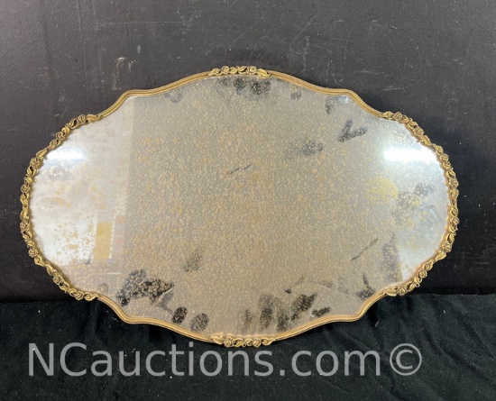 Vintage Gold Ornate Mirror