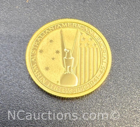 2013 War In The Pacific 1/10 Oz 9999 Fine Gold Bullion Coin