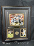 Drew Brees Signed Framed Shadowbox Photographs w/ COA