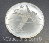 1988 Calgary Olympics Figure skating 90% Silver $20 Coin 34. Grams