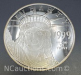 1999 4 Troy Oz .999 Fine Silver Liberty Bullion Coin