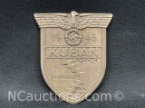 KUBAN SHIELD 1942-1943. WW2 GERMAN Nazi Hitler Swastika