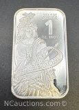 1 Troy Oz .999 Fine Silver Freedom Bar