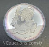 Disney 1 Troy Oz .999 Fine Silver Dopey Bullion Coin