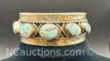 Navajo Turquoise Cuff Bracelet 45. Grams