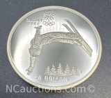 1988 Calgary Olympics Freestyle Skiing 90% Silver $20 Coin 33. Grams