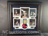 Framed Signed Boxing Trading Card, Photographs Signature says Muhammad Ali on card w/coa