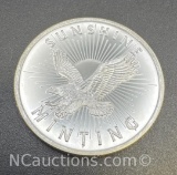 1/2 Oz .999 Fine Silver SunShine Minting Bullion Coin
