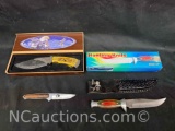 Fancy Knives Hunting knife, Carved Eagle Knife more